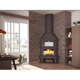 Chimenea Leña Rincón - C-200RH