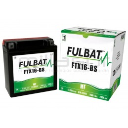 Batería moto FTX16-BS 12V -...