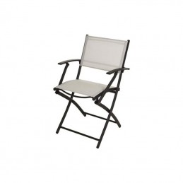 Silla plegable acero y...