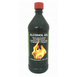 Alcohol gel de encendido...
