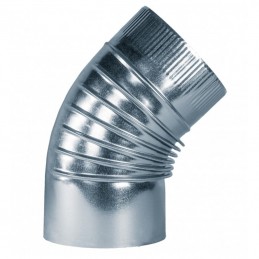 Codo galvanizado 100/45