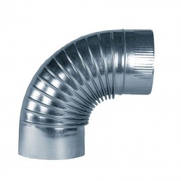 Codo galvanizado 120/90
