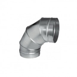 Codo galvanizado 350/90