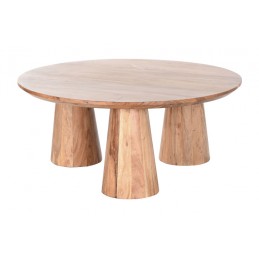 Mesa centro acacia natural