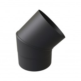 Codo negro mate 300/45
