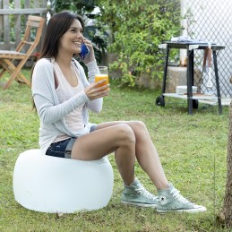 Asiento hinchable con luces...