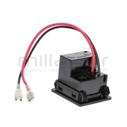 Conector corriente continua...