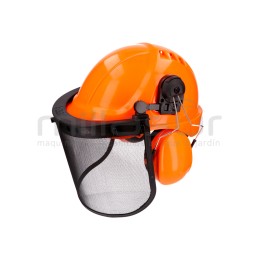 Casco forestal con pantalla...