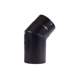 Codo registro negro mate...