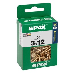Tornillo Spax cabeza plana...