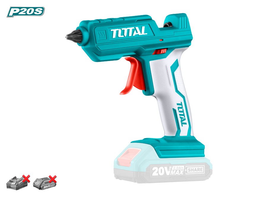 Pistola silicona batería